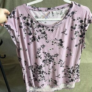 Floral Lavender Top